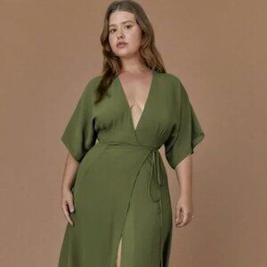 Reformation Karen Dress, Moss